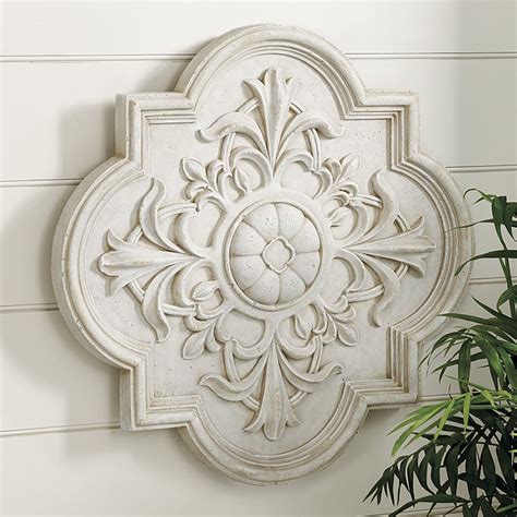 outdoor house wall metal medallion|exterior medallions architectural.